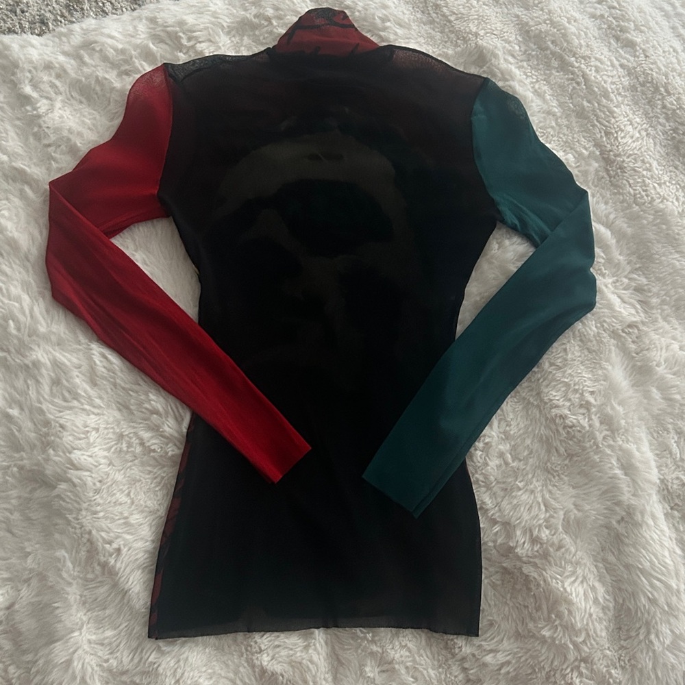 Jean Paul Gaultier Multicolor Long Sleeve Top - Picture 2 of 3